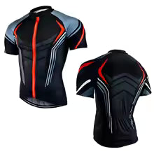 MTB Jersey Bike Shirt Sommer - Atmungsaktives Kurzarm Radtrikot