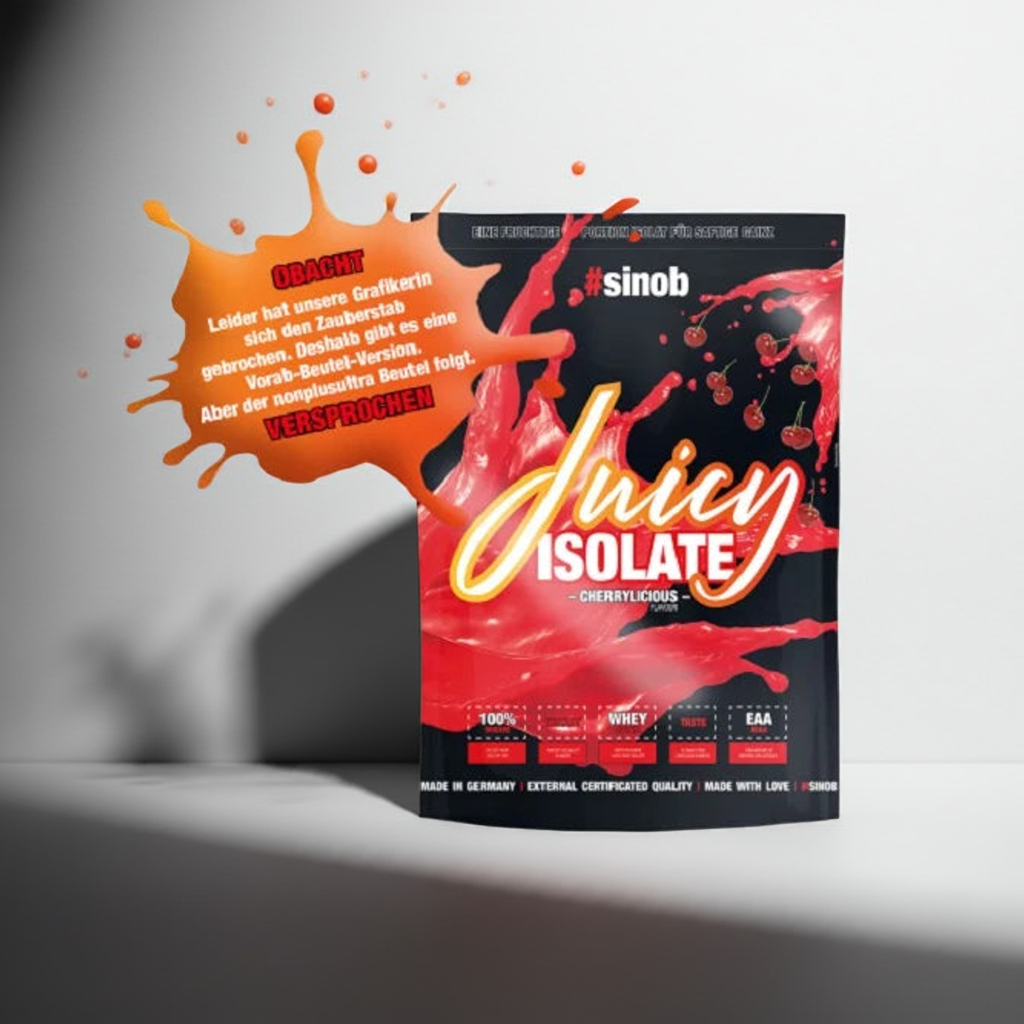 Sinob Juicy Isolate 1kg - Premium Whey Isolat mit innovativer Juicy Formula