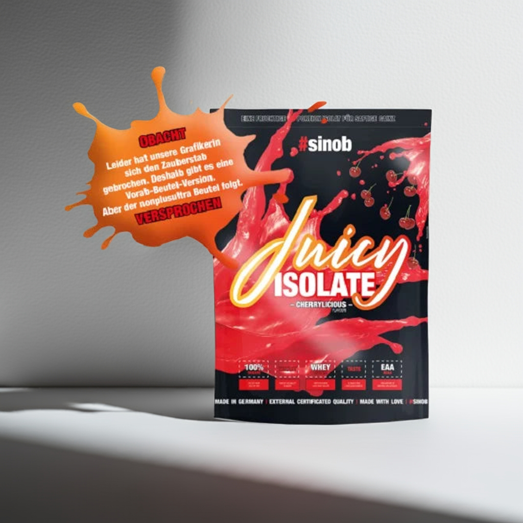 Sinob Juicy Isolate 1kg - Premium Whey Isolat mit innovativer Juicy Formula