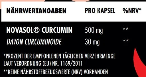 Big Zone NovaSol® Curcumin 90 Liquid Kapseln - Premium Pflanzenextrakt