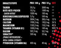 Big Zone Vasolyte Pulver 300g Erdbeer-Rhabarber - Premium Nahrungsergänzung