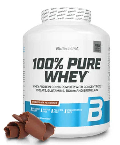 BioTech 100% Pure Whey 2270g - Premium Molkenprotein in 9 Geschmacksrichtungen