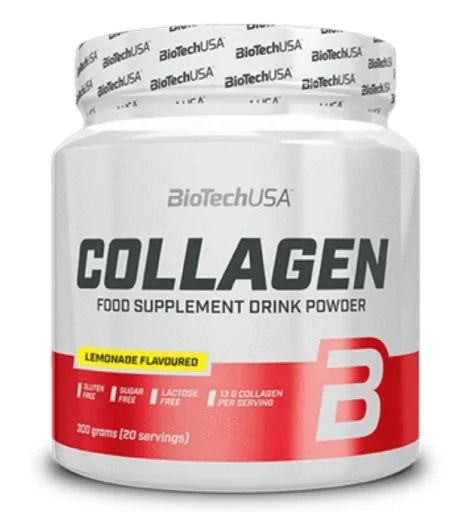BioTech Collagen 300g - Kollagen-Pulver in 2 Geschmacksrichtungen