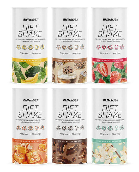 BioTech Diet Shake 720g - Nahrungsergänzung in 7 Geschmacksrichtungen