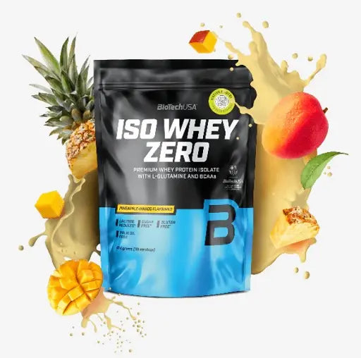BioTech Iso Whey Zero 454g Ananas-Mango - Premium Whey Isolat laktosefrei