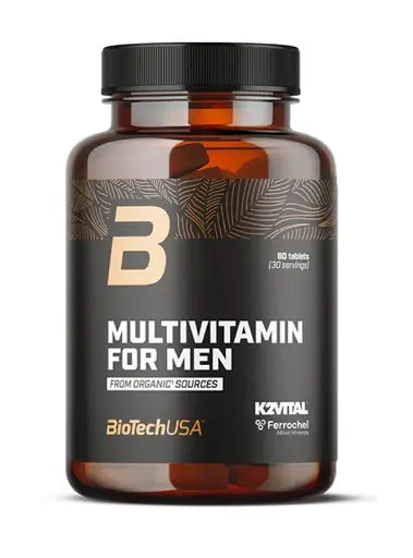 BioTech Multivitamin Tabletten für Männer 60 Stück - Bio Nahrungsergänzung