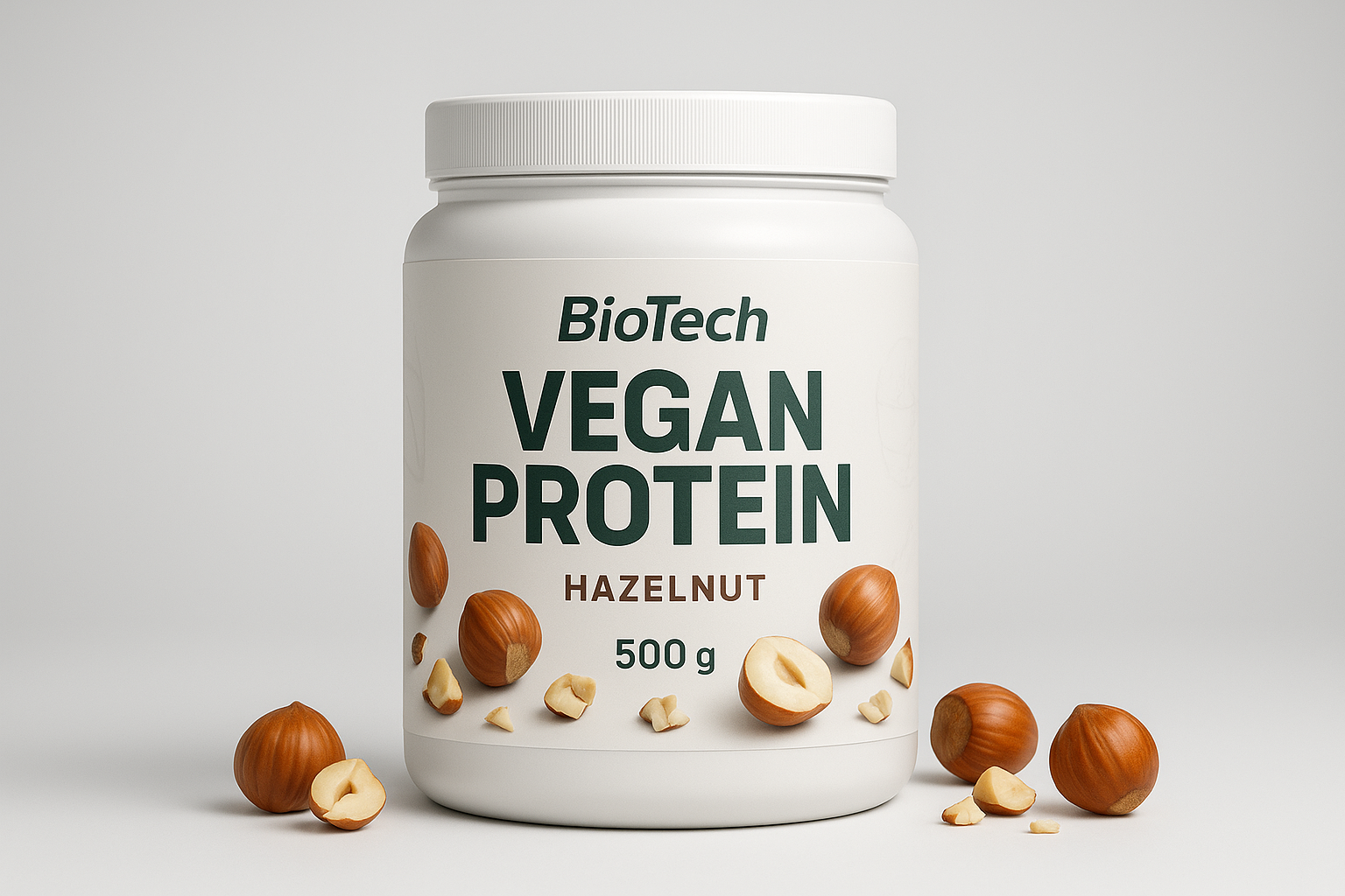BioTech Vegan Protein 500g Hazelnut