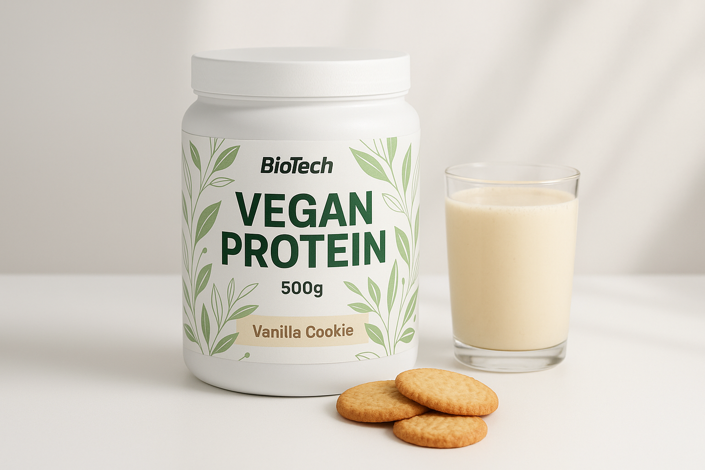 BioTech Vegan Protein 500g Vanilla Cookie