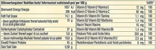 Body Attack Carb Control Proteinriegel 100g EINZELN - Knuspriges Karamell mit reduziertem Kohlenhydratgehalt