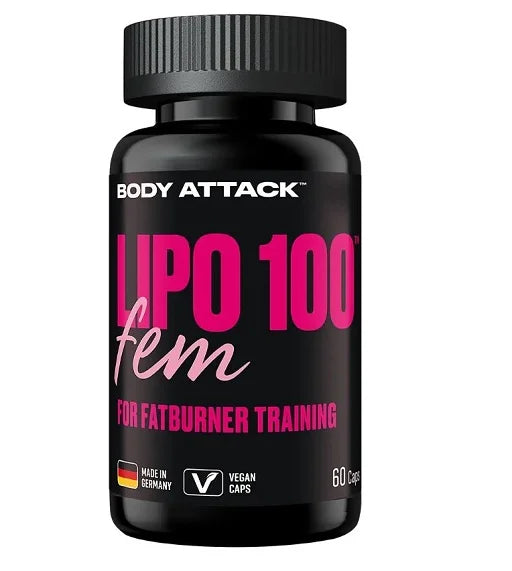 Body Attack Kapseln für Frauen 60 Stück - Premium Nahrungsergänzung