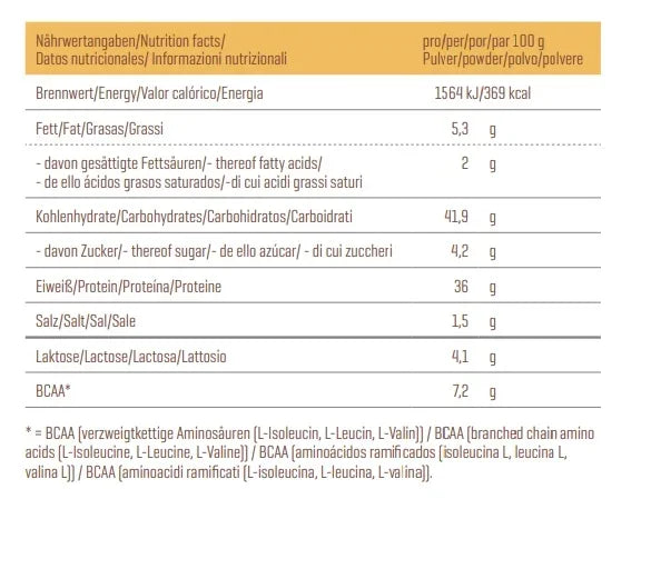 Body Attack Protein Pancake 300g - Protein-Pfannkuchenmischung Vanillegeschmack