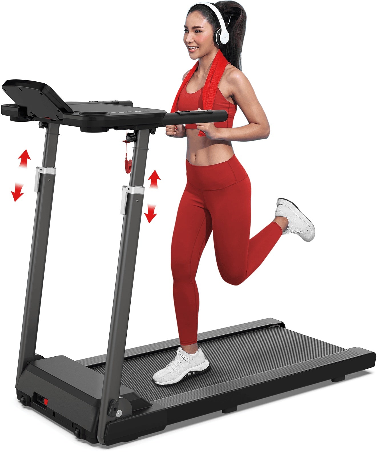 Premium Heimtrainer-Laufband 500kg - Elektrisches Cardio-Training für Home-Gym