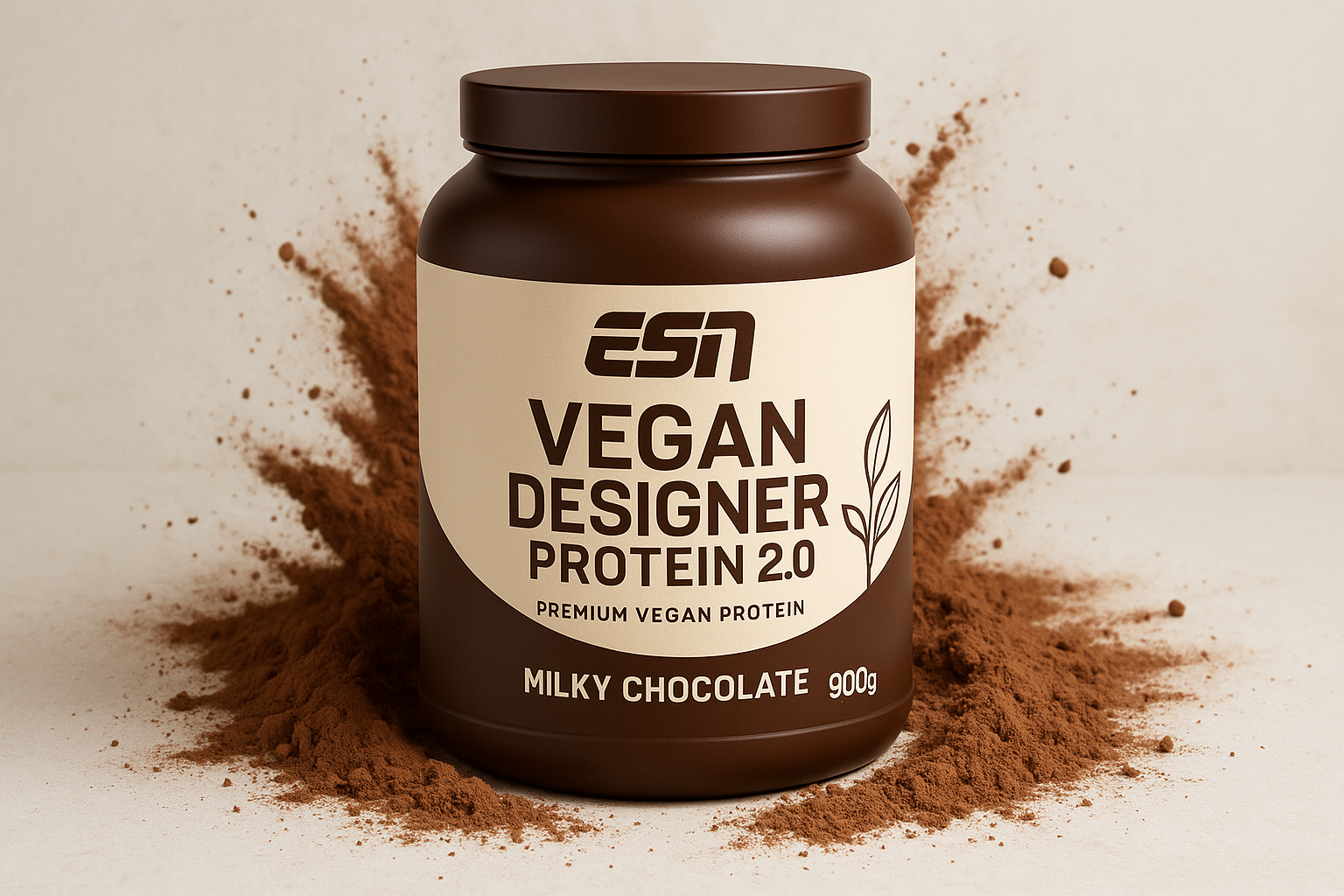 ESN Vegan Designer Protein 2.0 900g Milky Chocolate