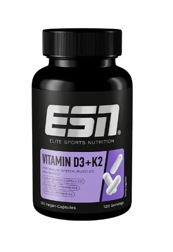 ESN Vitamin D3 + K2 120 Kapseln - Nahrungsergänzung - jostefitvita.de
