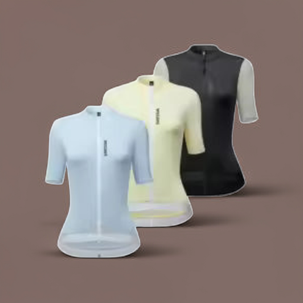 WOSAWE Damen Radtrikot Kurzarm UPF 50+ UV-Schutz - Radsportbekleidung
