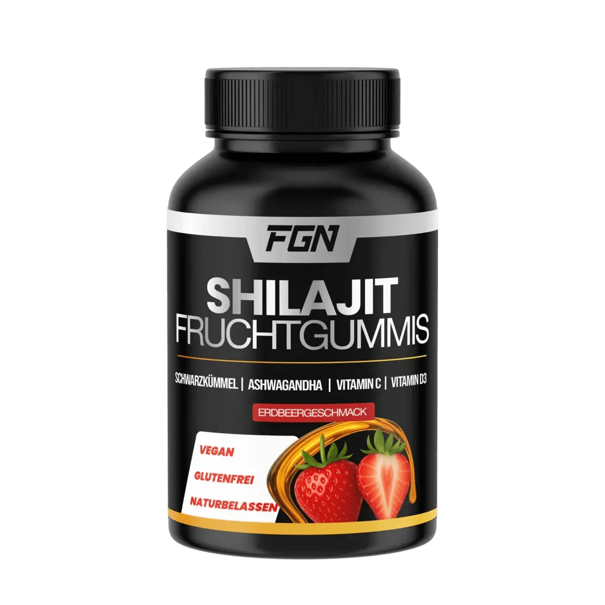 FGN Shilajit 60 Fruchtgummies Erdbeer - jostefitvita.de