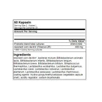 Premium Probiotika Kapseln 60 Stück mit Fibersol-2 - Bakterienstämme Nahrungsergänzung