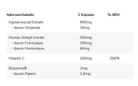 Premium Shilajit Kapseln 60 Stück - Natürliches Himalaya Nahrungsergänzungsmittel