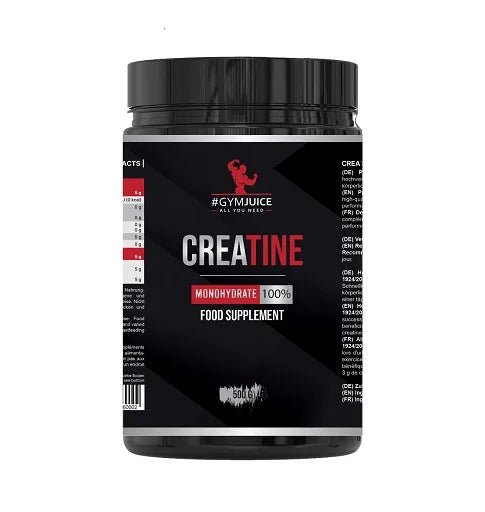 GYMJUICE Kreatin Monohydrat 500g – 2er - Pack (4€ gespart) - jostefitvita.de