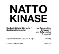 Premium Nattokinase Kapseln 120 Stück - Enzym aus fermentierter Soja
