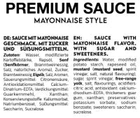 INLEAD Premium Sauce 350ml - Hochwertige Sauce in 15 Geschmacksrichtungen