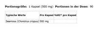 KIKI Health Sea Moss Bio Kapseln 90 Stück - Premium Meeresalgen