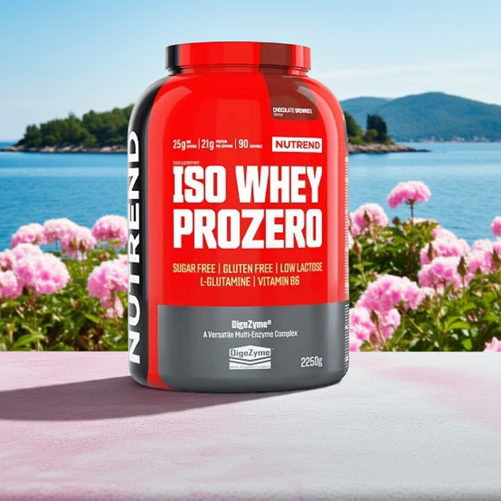 Nutrend ISO WHEY PROZERO 2250g - Premium Whey Isolat mit 90% Protein