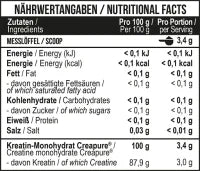 Premium Kreatin Monohydrat Pulver 500g - Nahrungsergänzung für Sportler