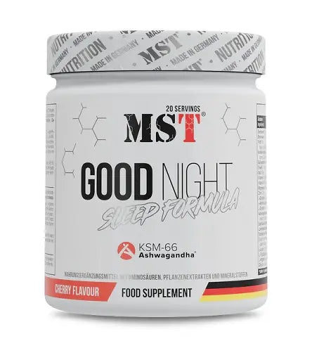 MST Premium Abend Pulver 320g Cherry Geschmack - Entspannungs-Nahrungsergänzung