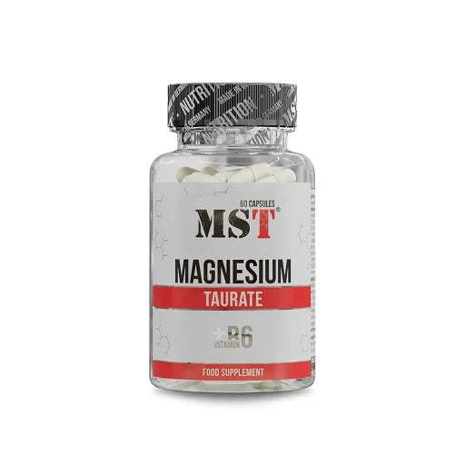 MST Premium Magnesium Taurat Kapseln 60 Stück - Mineralstoff Nahrungsergänzung