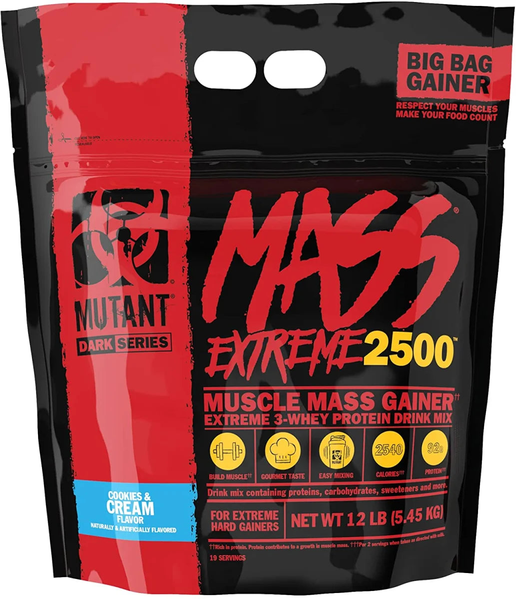 Mutant Mass XXXTREME 2500 - 5,45kg(Cookies&Cream/Vanille Ice Cream)