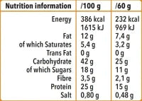 Nanosupps Protein Brownie 12x60g - Double Chocolate Protein-Snack