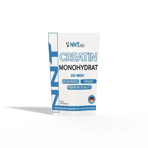 NNT Premium Kreatin Monohydrat Pulver 500g - Reine Aminosäure Nahrungsergänzung