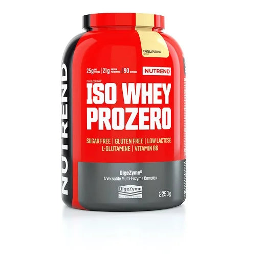 Nutrend ISO WHEY PROZERO 2250g Vanilla Pudding - Premium Whey Isolat 90%