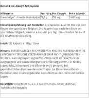 Nutrend Kre-Alkalyn 120 Kapseln - Gepuffertes Kreatin Supplement