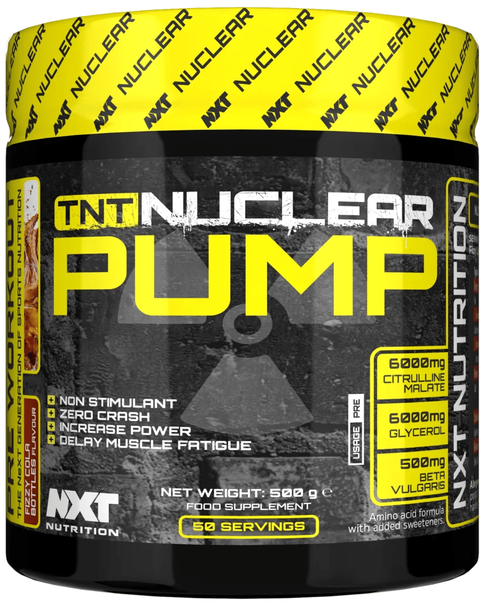 NXT Nutrition TNT Nuclear Pump 500g – Koffeinfreier Pre - Workout Booster - jostefitvita.de