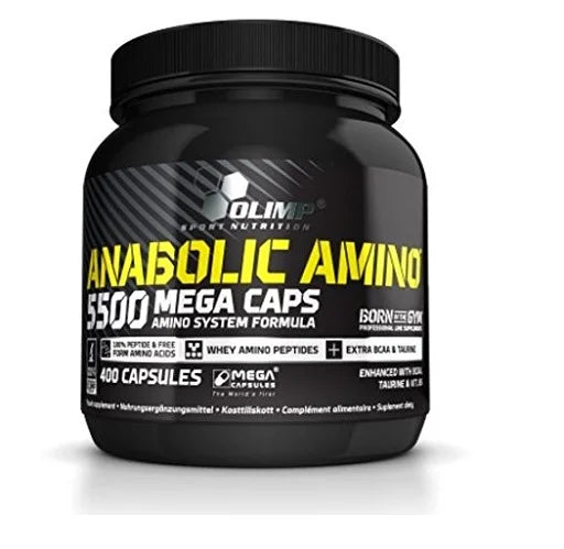 Olimp Amino 5500 Mega Caps 400 Kapseln - EAA BCAA Aminosäuren