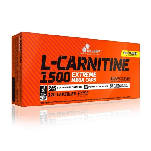 Olimp L-Carnitine 1500 Extreme Mega Caps 120 Kapseln - Premium L-Carnitin