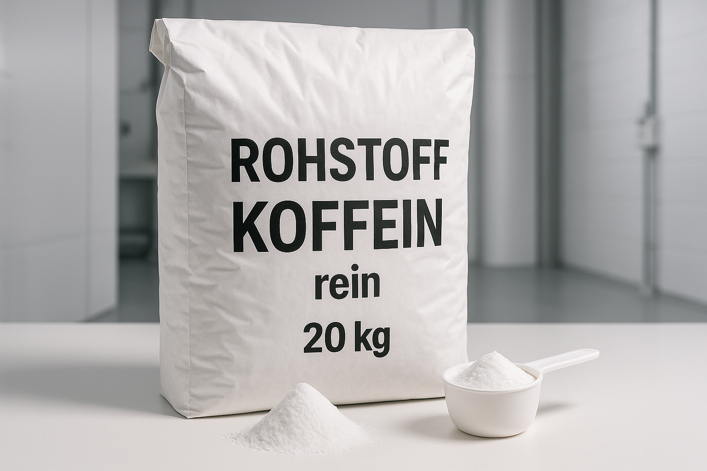 Rohstoff Koffein rein 20kg Pulver