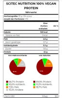 Scitec 100% Vegan Protein Pulver 1000g - Pflanzliches Proteinpulver 3 Geschmäcker