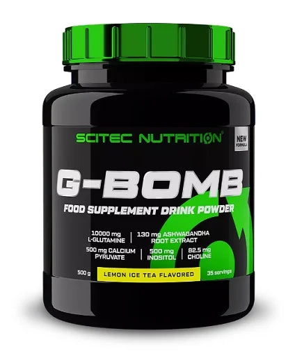Scitec G-Bomb 500g - Premium Glutamin Pulver 2 Geschmäcker