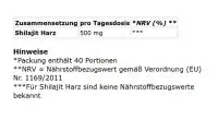 Shilavibe Naturprodukt 20g - Nahrungsergänzung