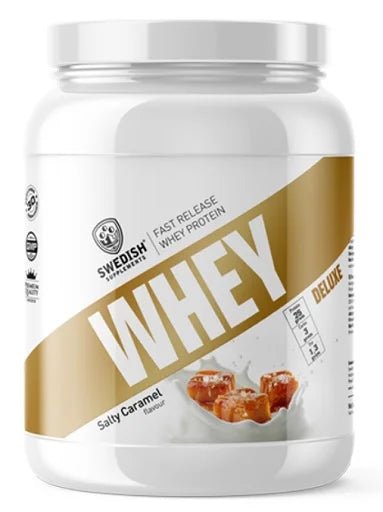 Swedish Supplements Whey Protein Deluxe 900g - Molkenprotein | Schokolade, Vanille, Erdbeere, Cookies & Cream - jostefitvita.de