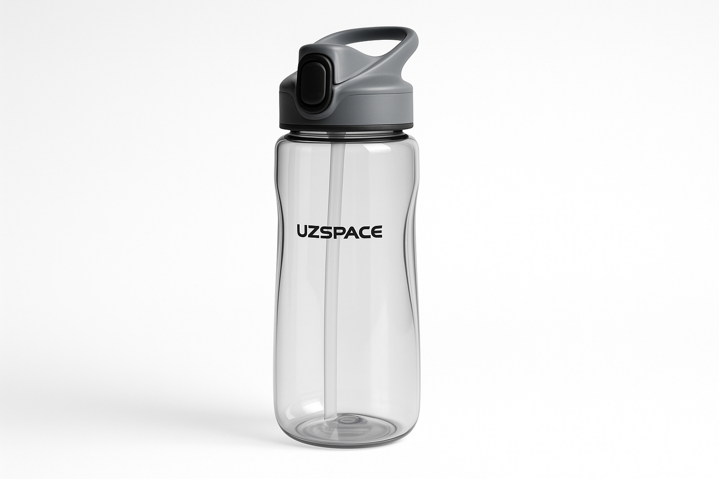 UZSPACE Sport Wasserflasche transparent