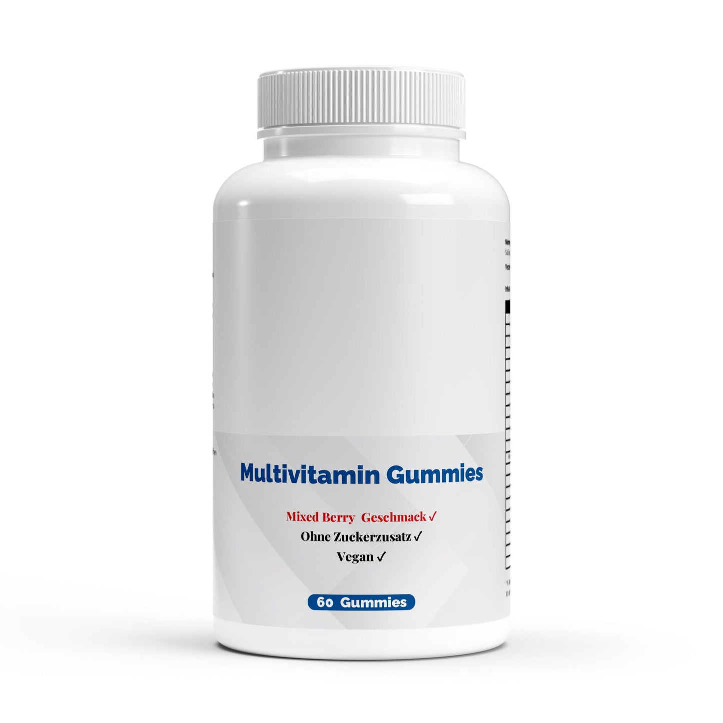 Premium Multivitamin + Mineral Gummies Vegan - 60 Stück Fruchtgummis ohne Zucker