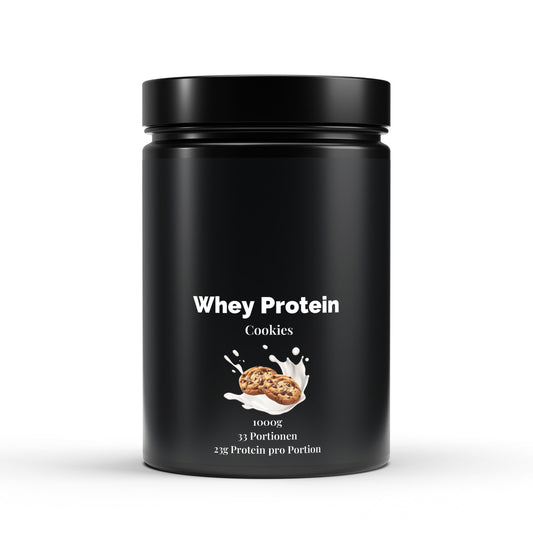 Premium Whey Protein Cookies 1kg - 94,85% Proteinkonzentrat | Muskelaufbau