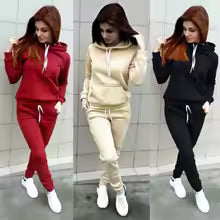 Solide Frauen Trainingsanzug Casual Hoodies Sweatshirt Hosen Set Lounge Wear Sportanzug 2PCS Herbst Winter Kleidung