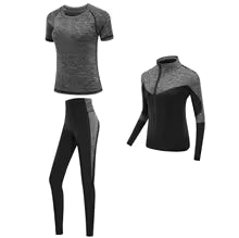 Schnell trocknendes Damen-Sportbekleidungs-Yoga-Set