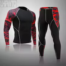 Herren Kompressionsanzug Set - Rashguard & Leggings für Training & Sport