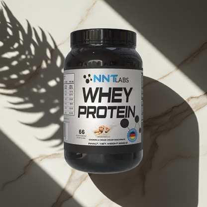 NNT Whey Protein Pulver 2000g - Premium Molkenprotein für Muskelaufbau, 4 Geschmäcker